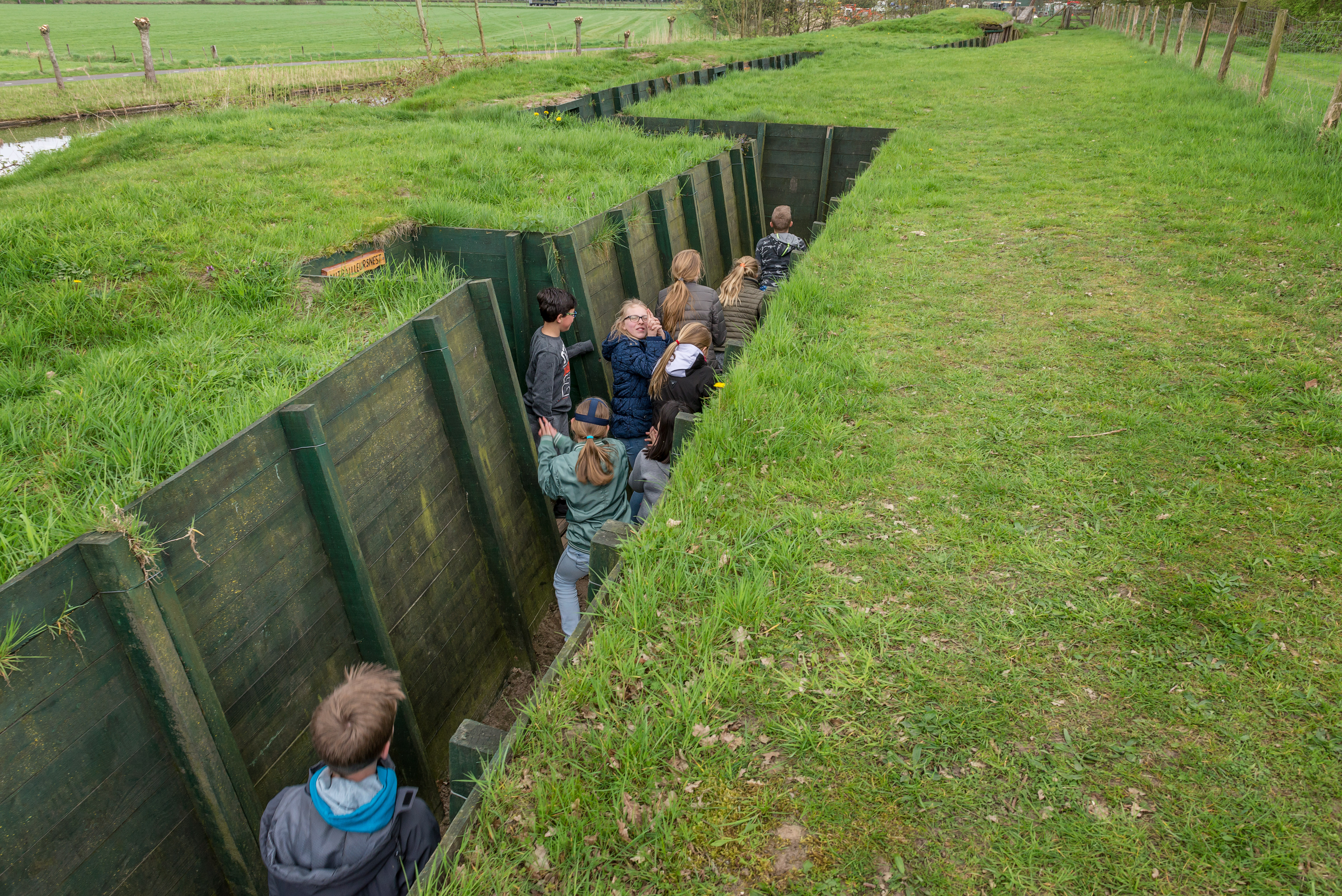 Educatief Centrum Grebbelinie 12 Loopgraven