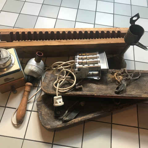Voorwerpen CMK Workshop