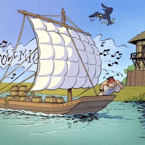 Lesmateriaal Limes Vrachtschip 002 Klein